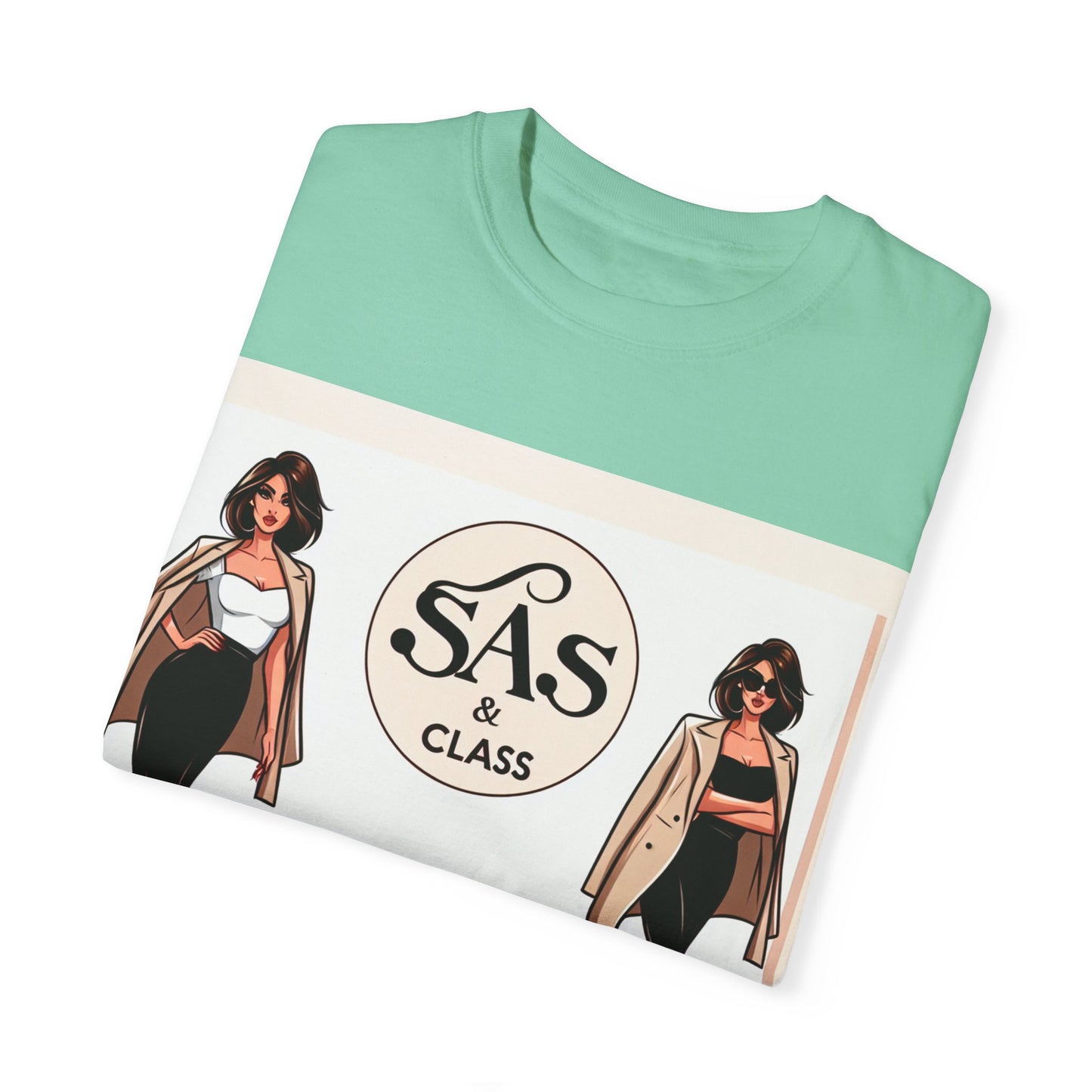 SAS & Class Unisex Garment-Dyed T-Shirt - Fashion Independence Tee