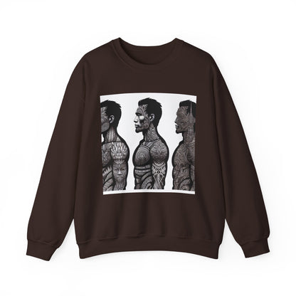 Unique Tattoo Art Unisex Crewneck Sweatshirt - Stylish Comfort for Art Lovers