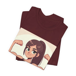 Pretty Girls Lift Weights Tee — Strong Girl Fitness T-Shirt