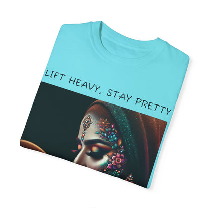 Empowered Woman Fitness T-Shirt – Lift Heavy, Stay Pretty