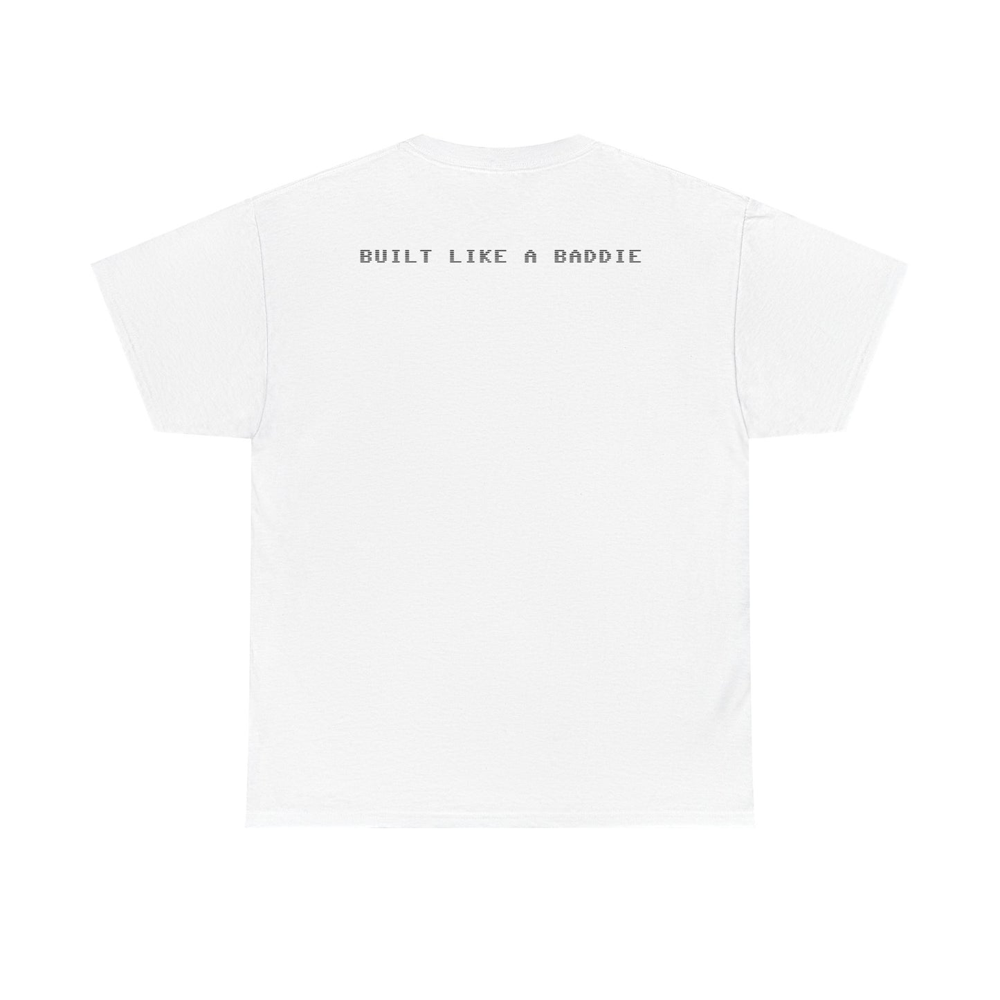 Unisex Heavy Cotton Tee - Built Like a Baddie Tattoo Art Tee