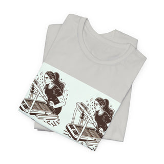 “Tough as Nails, Cute as Heck” Graphic Tee — Retro Roller Skate Girl Art