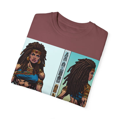 Empowered Hero Unisex Garment-Dyed T-Shirt - Bold Graphic Design