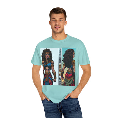 Empowered Hero Unisex Garment-Dyed T-Shirt - Bold Graphic Design