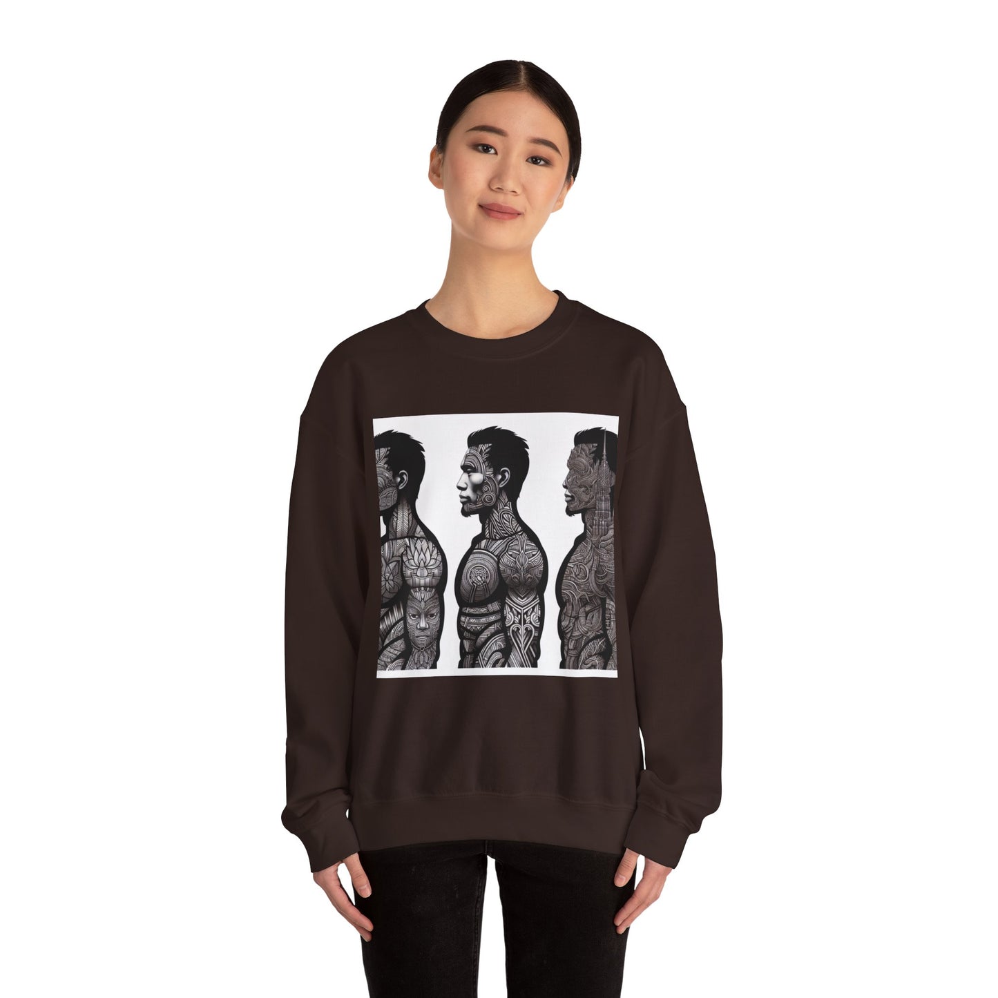 Unique Tattoo Art Unisex Crewneck Sweatshirt - Stylish Comfort for Art Lovers