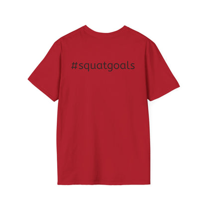 Squat Goals Unisex Softstyle T-Shirt - Motivational Fitness Apparel