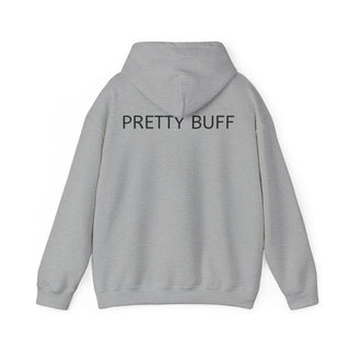 Hoodie — 'Pretty Buff' Tattooed Men Graphic Pullover