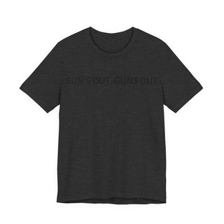 Sun's Out, Guns Out Tee — Muscular Fist Graphic T-Shirt