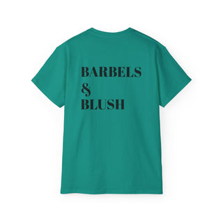 Barbells & Blush Unisex Ultra Cotton Tee - Fitness Motivation Shirt for Gym Lovers