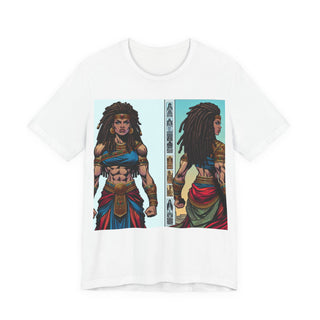 Warrior Goddess Tee — Empowered Female Warrior Front & Back Graphic Shirt