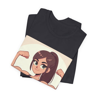 Pretty Girls Lift Weights Tee — Strong Girl Fitness T-Shirt