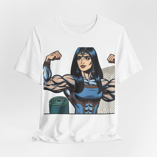 Strength Goddess T-Shirt — "Snatched and Strong" Gym Tee