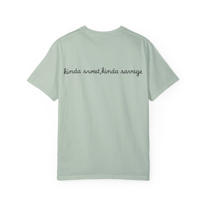 Empowering Unisex T-Shirt with 'Kinda Sweet, Kinda Savage' Design - Perfect for Fitness Enthusiasts