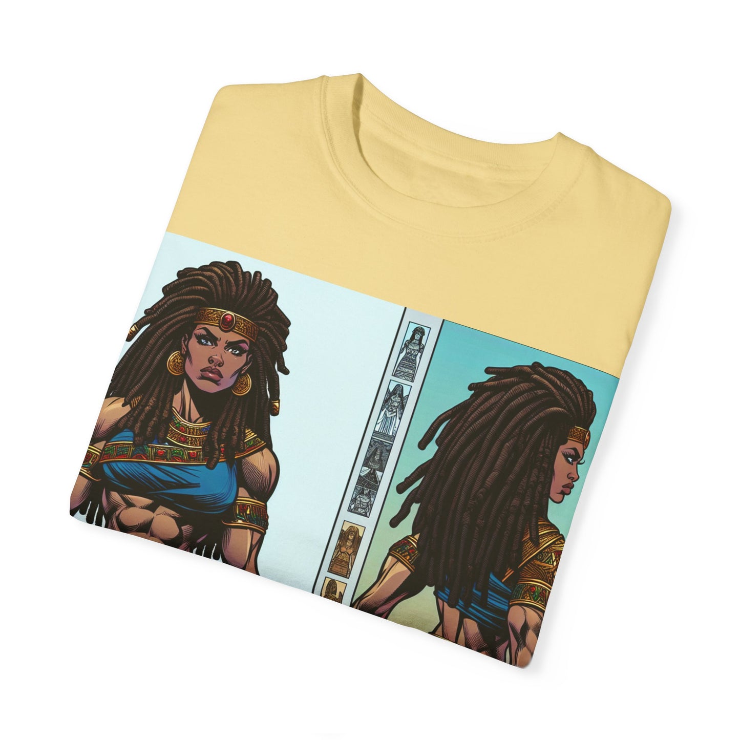 Empowered Hero Unisex Garment-Dyed T-Shirt - Bold Graphic Design