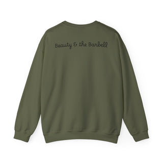 Beauty & the Barbell Unisex Crewneck Sweatshirt - Empowering Fitness Apparel