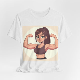 Pretty Girls Lift Weights Tee — Strong Girl Fitness T-Shirt