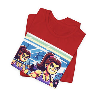 She Lifts, She Conquers Weightlifting Tee — Motivational Women’s Gym T-Shirt