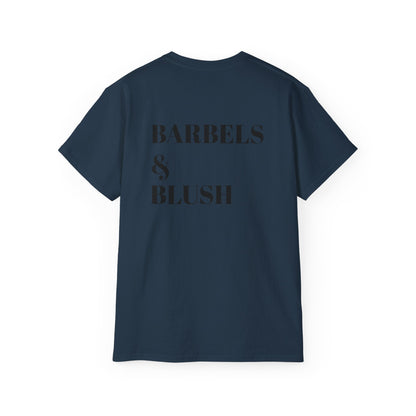 Barbells & Blush Unisex Ultra Cotton Tee - Fitness Motivation Shirt for Gym Lovers