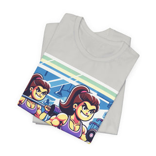 She Lifts, She Conquers Weightlifting Tee — Motivational Women’s Gym T-Shirt