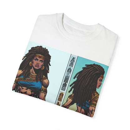 Empowered Hero Unisex Garment-Dyed T-Shirt - Bold Graphic Design