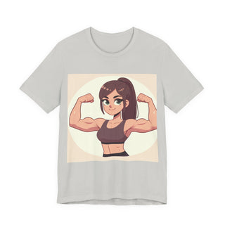 Pretty Girls Lift Weights Tee — Strong Girl Fitness T-Shirt