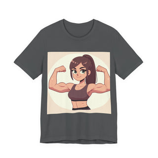 Pretty Girls Lift Weights Tee — Strong Girl Fitness T-Shirt