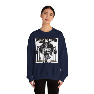 Beauty & the Barbell Unisex Crewneck Sweatshirt - Empowering Fitness Apparel