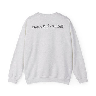 Beauty & the Barbell Unisex Crewneck Sweatshirt - Empowering Fitness Apparel