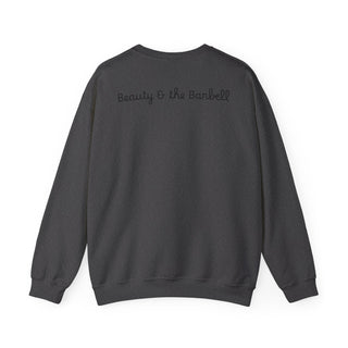 Beauty & the Barbell Unisex Crewneck Sweatshirt - Empowering Fitness Apparel