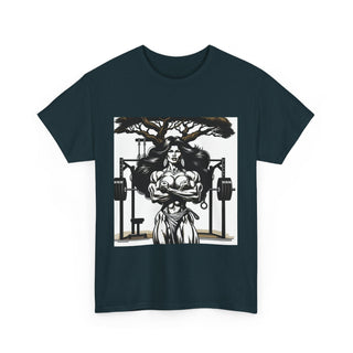 Beauty & the Barbell Unisex Heavy Cotton Tee - Empowerment Fitness Shirt