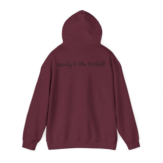 Fitness Hoodie — 'Beauty & Barbell' Female Bodybuilding Gym Sweatshirt