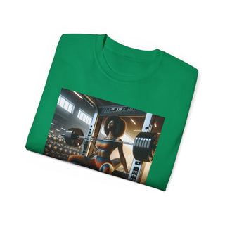 Motivational Gym Tee: 'Bench Press and Impress' Unisex Ultra Cotton T-Shirt