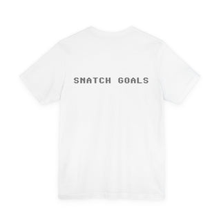 Snatch Goals Tee — Floral Portrait Graphic Short Sleeve Shirt