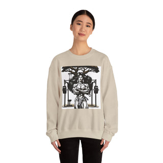 Beauty & the Barbell Unisex Crewneck Sweatshirt - Empowering Fitness Apparel