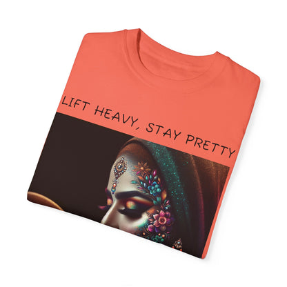 Empowered Woman Fitness T-Shirt – Lift Heavy, Stay Pretty