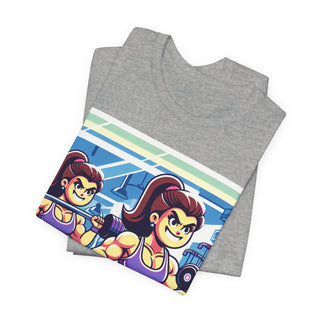 She Lifts, She Conquers Weightlifting Tee — Motivational Women’s Gym T-Shirt