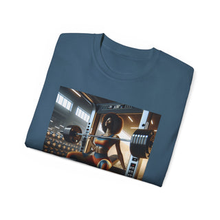 Motivational Gym Tee: 'Bench Press and Impress' Unisex Ultra Cotton T-Shirt