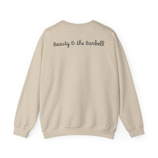 Beauty & the Barbell Unisex Crewneck Sweatshirt - Empowering Fitness Apparel