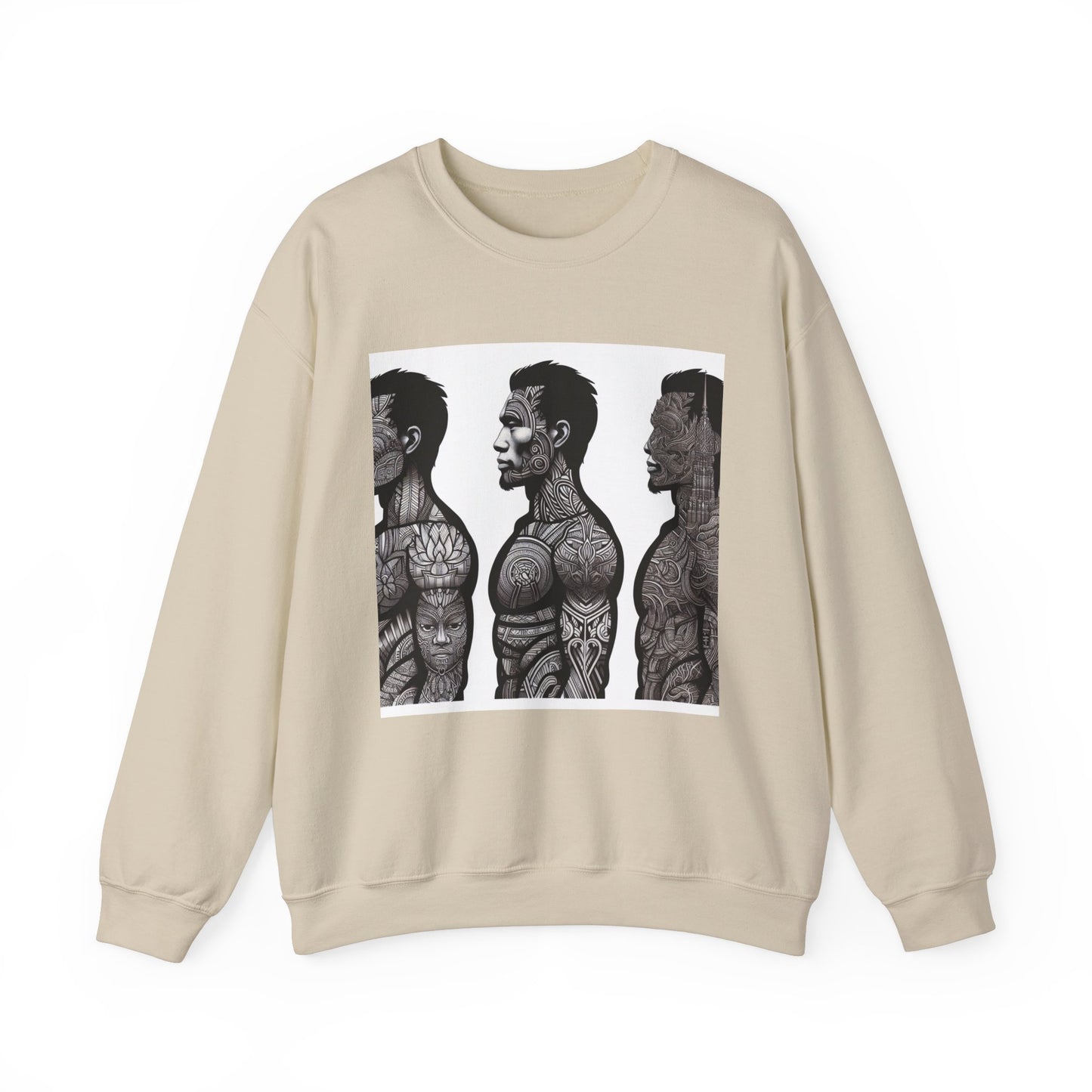 Unique Tattoo Art Unisex Crewneck Sweatshirt - Stylish Comfort for Art Lovers