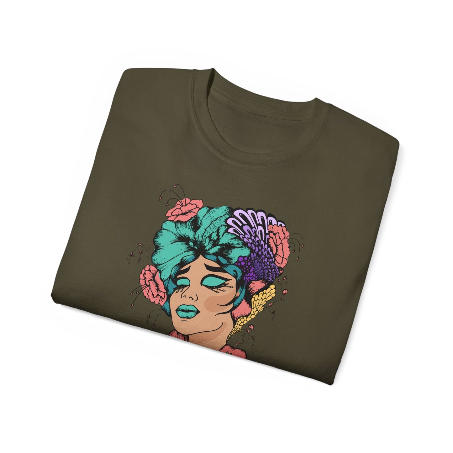 Vibrant Floral Graphic Tee - "Snatch Goals" Unisex Ultra Cotton T-Shirt