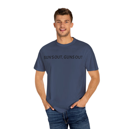 Unisex Sun's Out, Guns Out Graphic T-Shirt - Casual Summer Wear