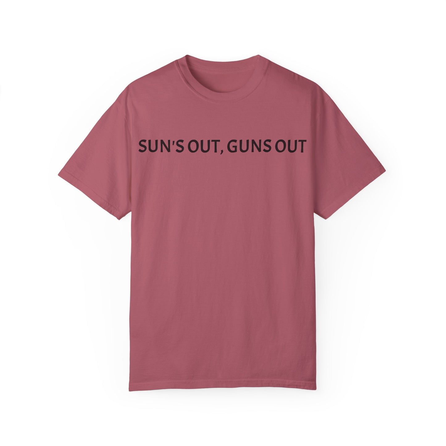 Unisex Sun's Out, Guns Out Graphic T-Shirt - Casual Summer Wear