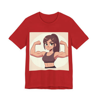 Pretty Girls Lift Weights Tee — Strong Girl Fitness T-Shirt