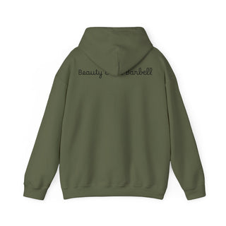 Fitness Hoodie — 'Beauty & Barbell' Female Bodybuilding Gym Sweatshirt