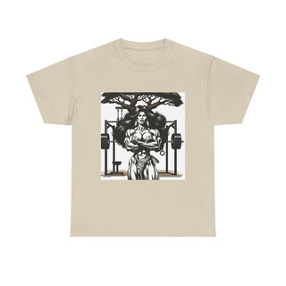 Beauty & the Barbell Unisex Heavy Cotton Tee - Empowerment Fitness Shirt