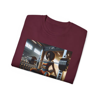 Motivational Gym Tee: 'Bench Press and Impress' Unisex Ultra Cotton T-Shirt