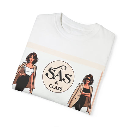 SAS & Class Unisex Garment-Dyed T-Shirt - Fashion Independence Tee