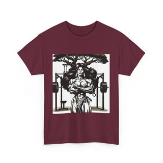 Beauty & the Barbell Unisex Heavy Cotton Tee - Empowerment Fitness Shirt