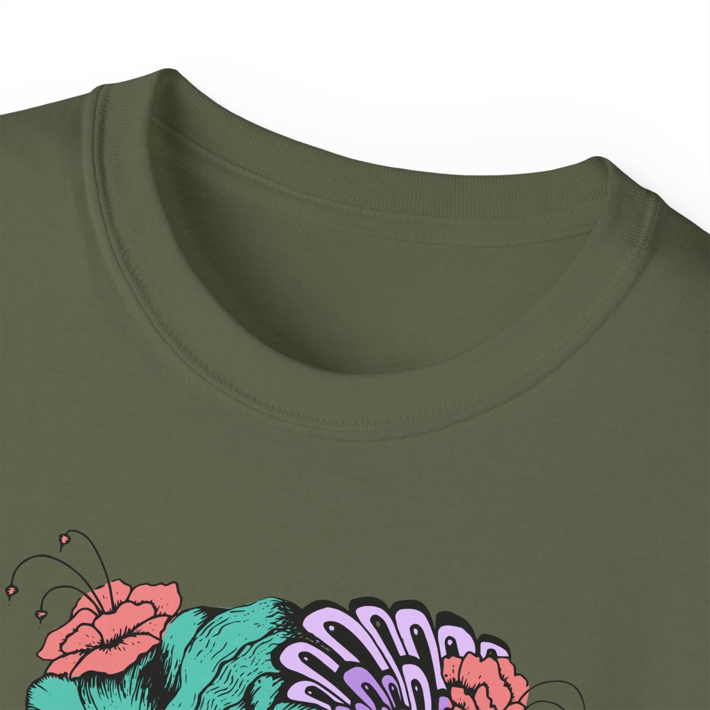 Vibrant Floral Graphic Tee - "Snatch Goals" Unisex Ultra Cotton T-Shirt