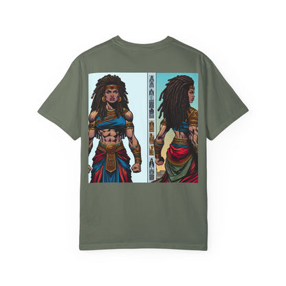 Empowered Hero Unisex Garment-Dyed T-Shirt - Bold Graphic Design